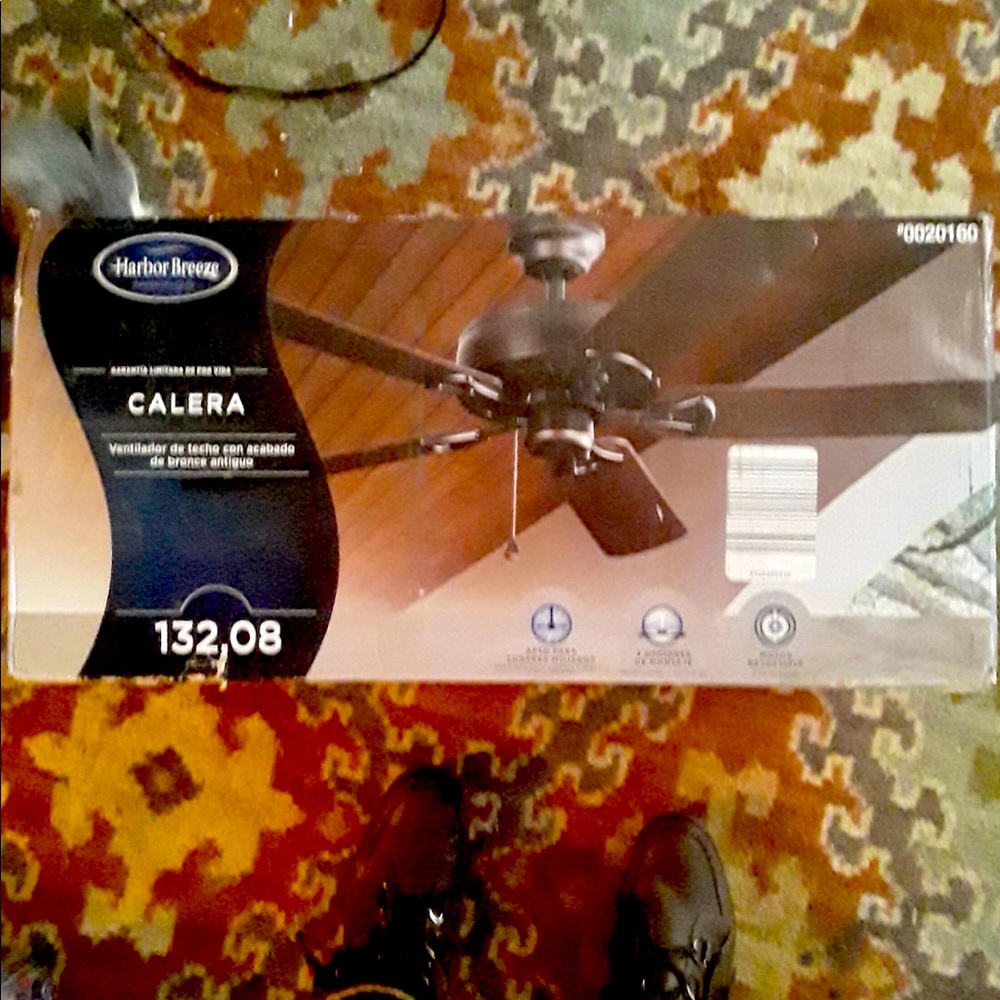 Harbor Breeze Calera 52” Ceiling Fan- Aged Bronze